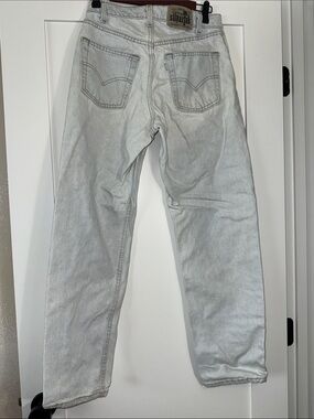 Vintage Levi's Men's Silver Tab Relaxed Fit Light Blue Straight Jeans Sz 30x30